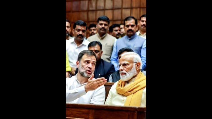 "Rahul Gandhi vs Modi ji"#viral #politcs #youtube #short#live #news#ai#fun #memes #viralvideo