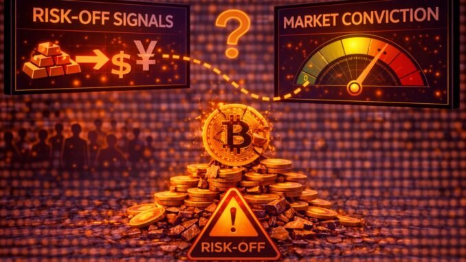 Risk-Off Signals Dominate As Bitcoin Tests Market Conviction – Details
