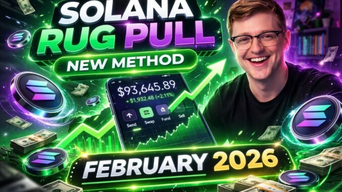 Rug Pull : How to Rug Pull a Meme Coin on Solana Live Results feb 2026