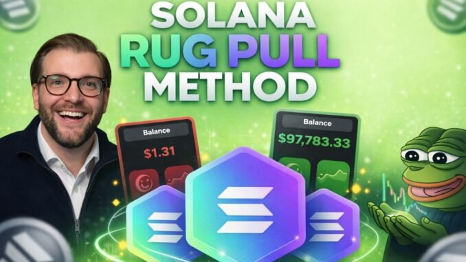 Rug Pull :  How to launch meme coin on Solana (With Live Proof)