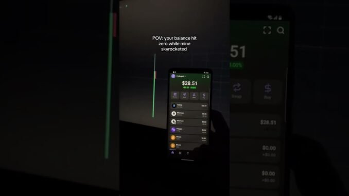 See the difference? #memecoins #dexscreener #phantom #fyp