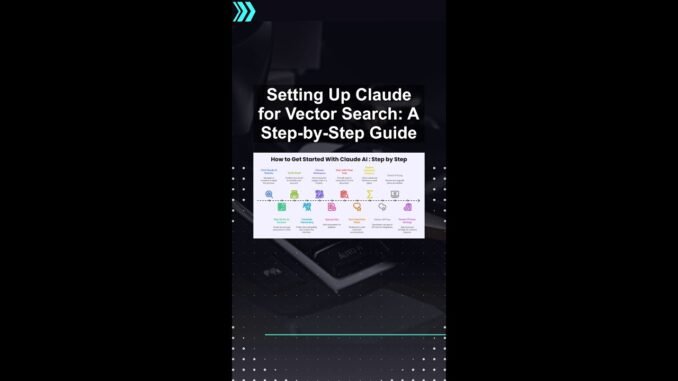 Setting Up Claude for Vector Search: A Step-by-Step Guide #ai #artificialintelligence Setting Claude