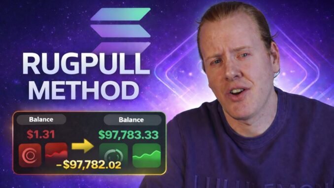 Solana Rug Pull : Create Memecoins Instantly (Live Rug Pull Results)