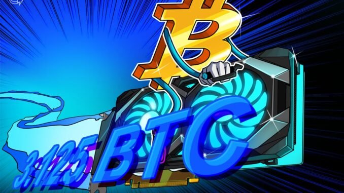 Solo Bitcoin Miner Hits Rare 3.125 BTC Jackpot With Rented Solo Bitcoin Miner Hits Rare 3.125 BTC Jackpot With Rented Hashrate