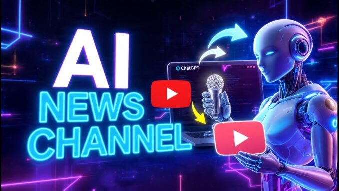 Start Your Own AI News Channel with ChatGPT + AI Tools 💡