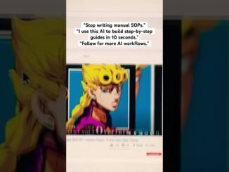 Stop writing manual SOPs. I use AI to build guides in 10 seconds. #ai #sop #automation