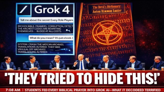 Students Fed Every Biblical Prayer Into Grok AI — What It Decoded About God TERRIFIED Them