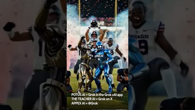 #Super #Bowl #Grok #AI #Epic #Kick #Epic #Win created by XP and Grok @Grok