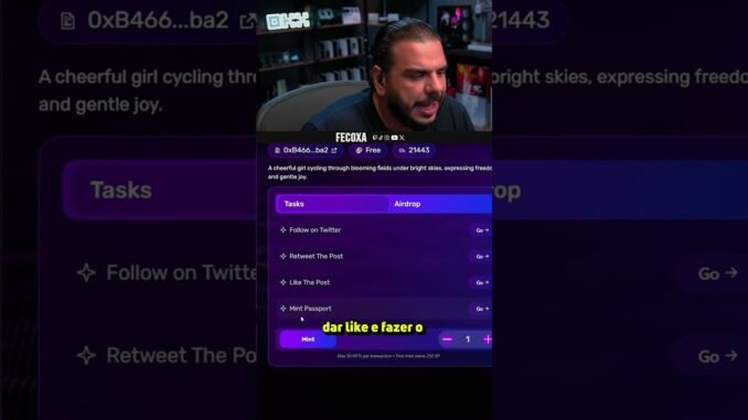 TA ROLANDO MINT FREE DENTRO DA ROBINHOOD! #web3 #mintfree #robinhood