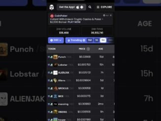 TOP TRENDING TOKENS IN DEX SCREENER TODAY