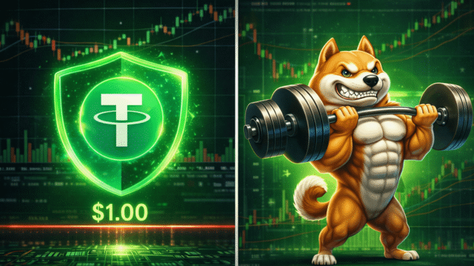 Tether Pushes for $1 Despite Market Crash, While Maxi Doge Reaches New Heights