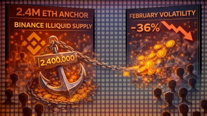 The 2.4 Million Ethereum Anchor: How Binance’s Illiquid Supply Is The 2.4 Million Ethereum Anchor: How Binance’s Illiquid Supply Is Absorbing ETH’s February Volatility
