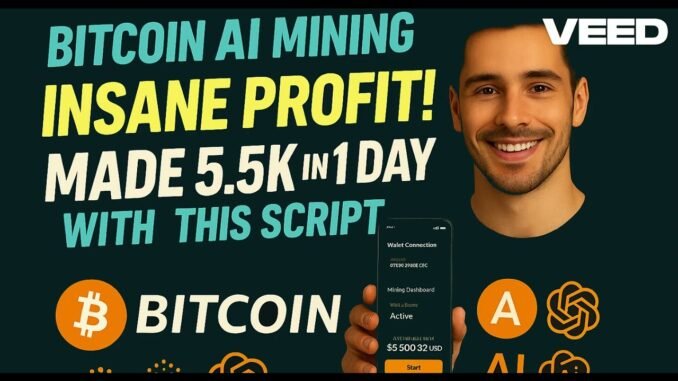 🚀 The Smartest AI Bitcoin Mining Agent Ever? How I Generated 0.5 BTC with ZERO Coding (2026 Guide)
