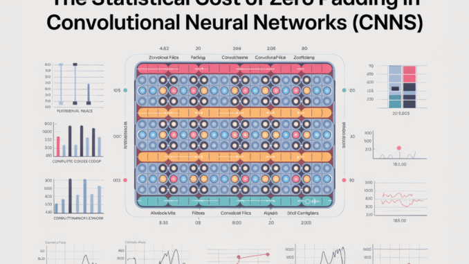 The Statistical Cost of Zero Padding in Convolutional Neural Networks (CNNs)