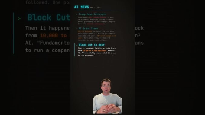Trump BANS Anthropic. The BIGGEST AI News this week.