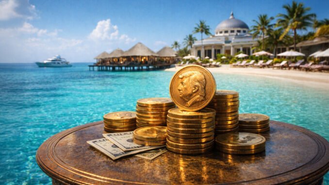 Trump-linked firm turns resort loan payments into tradable tokens