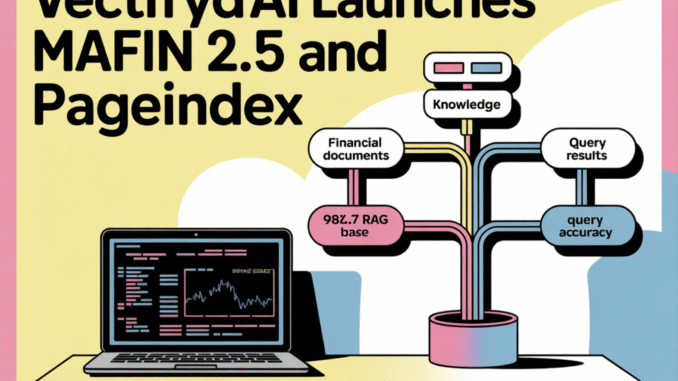 VectifyAI Launches Mafin 2.5 and PageIndex: Achieving 98.7% Financial RAG VectifyAI Launches Mafin 2.5 and PageIndex: Achieving 98.7% Financial RAG Accuracy with a New Open-Source Vectorless Tree Indexing.