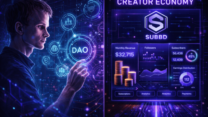 Vitalik Buterin Backs DAO-Prediction Market Hybrid for Creators as SUBBD Vitalik Buterin Argues Merging DAOs and Prediction Markets Is Good for Creators as SUBBD Token Soars.