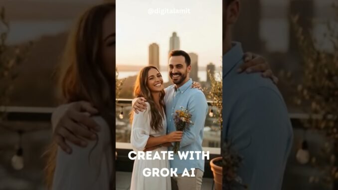 Wedding Anniversary Card with Grok AI, Amazing Result #grok #wedding #anniversary #trending #love