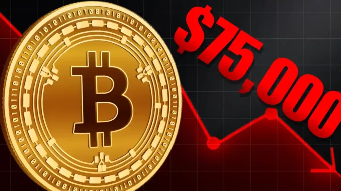 Will BTC Hold $75K Support or Break Lower? Coinpedia - Fintech & Cryptocurreny News Media