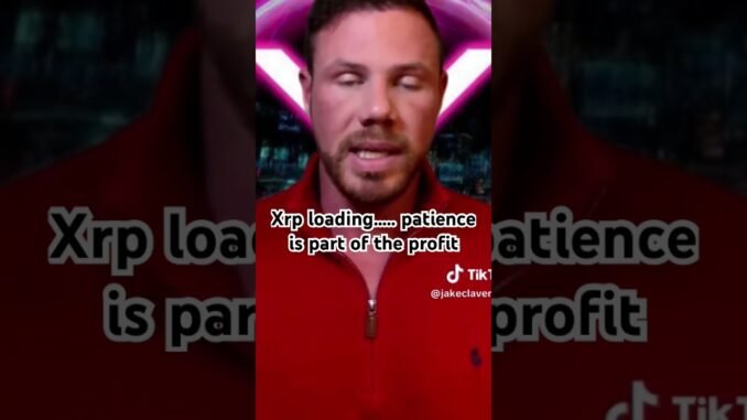 Xrp loading….. patience is part of the profit. #401k #crypto #web3 #xlm #xrp