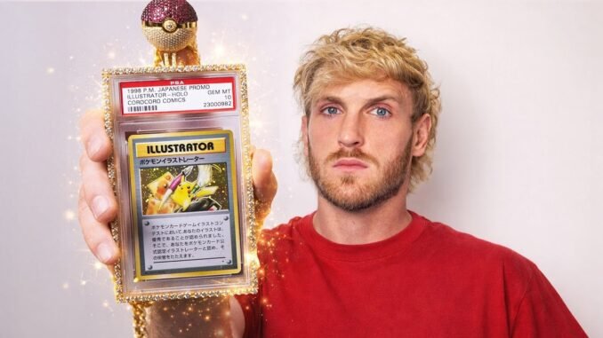 Years After NFT Clash, Logan Paul Sells Pokémon Card For Logan Paul