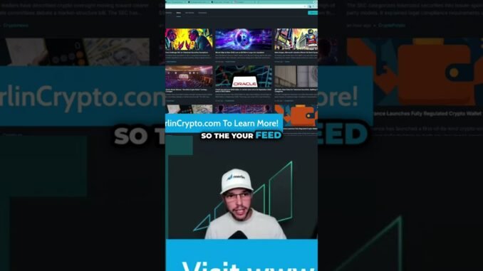 Your Personalized Crypto News Feed 🔥 #shorts #CryptoNews #MerlinCrypto