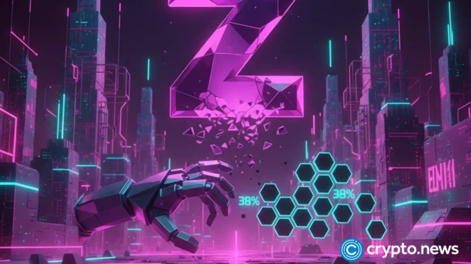 Zcash faces potential 66% decline, holders reduce stakes