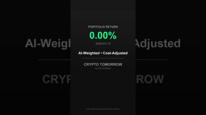 0 00% Daily Return — AI Crypto Results 2026 03 14
