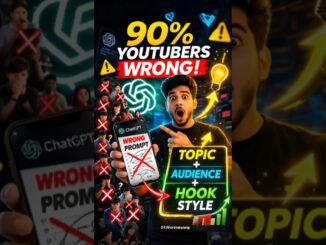 90% YouTubers Use ChatGPT WRONG 🤯 (Fix This Prompt)
