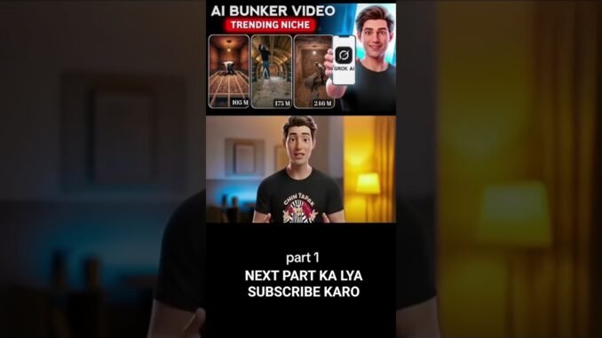 AI BUNKER VEDIOS/HOW TO CREATE AI VEDIOS FULL GUIDE ||FULL TRENDING VEDIO NO CAPTAIN #3danimation#ai