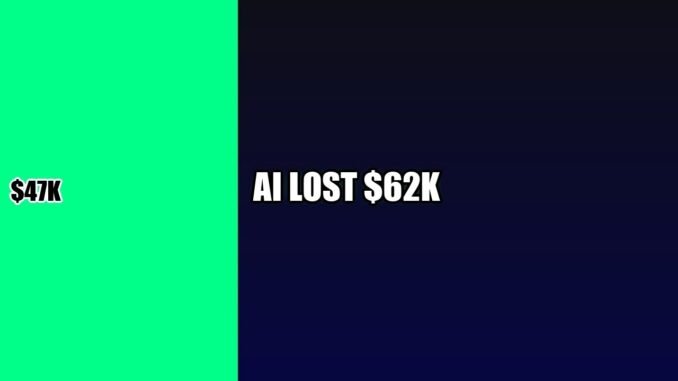 🔴🔵 AI Bot Made $47K in One Month Day Trading (But There's a Catch) #Shorts