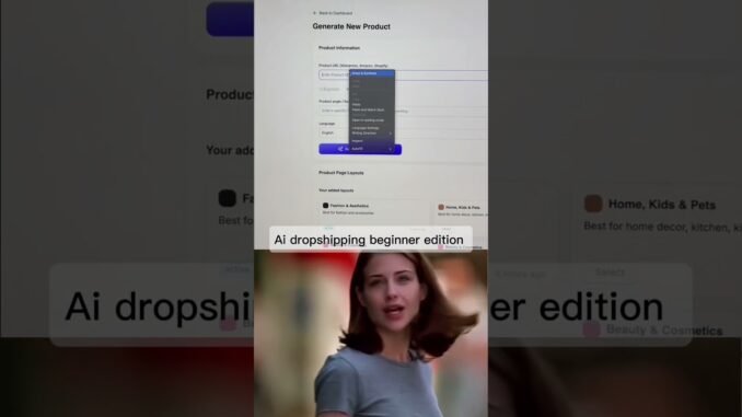 AI Dropshipping is "Legal Cheating" for Beginners 🤖📈