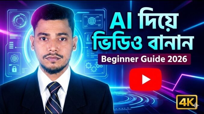 AI দিয়ে ফ্রি তে ভিডিও বানান | Beginners Guide 2026
