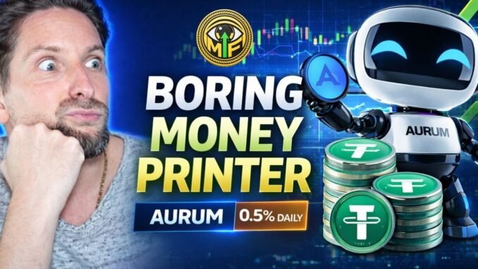 AURUM: The Most Boring Money Printer in Crypto?