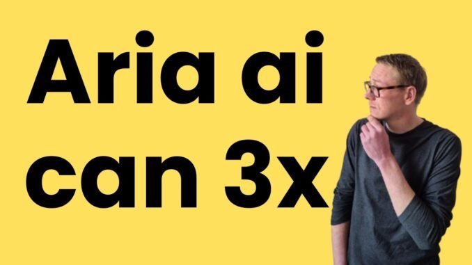 Aria ai crypto review - 300% up in 1 month