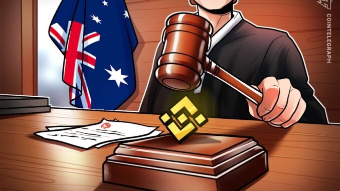 Australia Court Fines Binance $6.9 Million over Client Onboarding Failures
