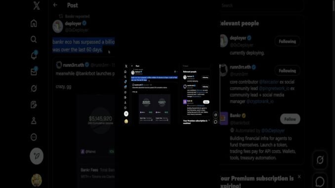 BNKR BnkrCoin Has Surpassed $1,000,000,000 Of Volume On Base! Insane News! #crypto #altcoins