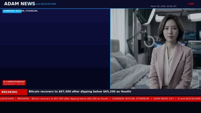 [BREAKING] Bitcoin recovers to $67,400 after dipping below $65,200 as Houthis enter Iran wa | AdamNe