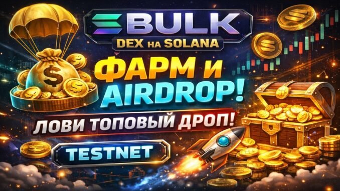 #BULK - Testnet + стейкинг #testnet #airdrop #ai #crypto