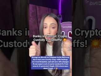 Banks in Turmoil: Crypto Custody vs. Selloffs! 💥 #shorts #viral