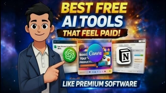 Best FREE AI Tools That Feel Paid in 2026 (Powerful & Beginner-Friendly)