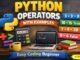 Best Python Operators with Examples: Easy Coding Beginner | Python for Beginners | AI Jobs 2026.