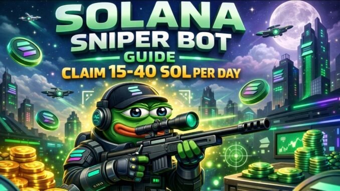 Best Solana Sniper Bot 2026 | Buy Meme Coins Early and Trade Automatically with AI