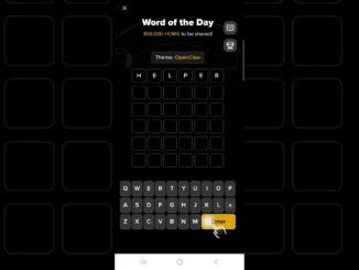 Binance Crypto WODL Answer Today | Word Of The Day | OpenClaw Theme 17 Mar 2026