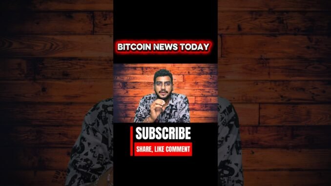 Bitcoin News Today | Share Market | crypto News | Nifty 50 | #shorts #bitcoin #niftyfifty #nifty