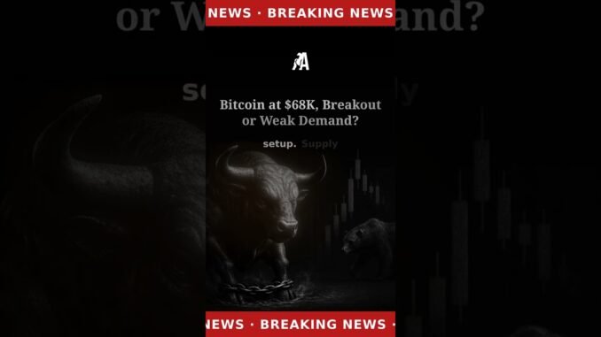 Bitcoin at $68K: Breakout ahead or weak demand trap?