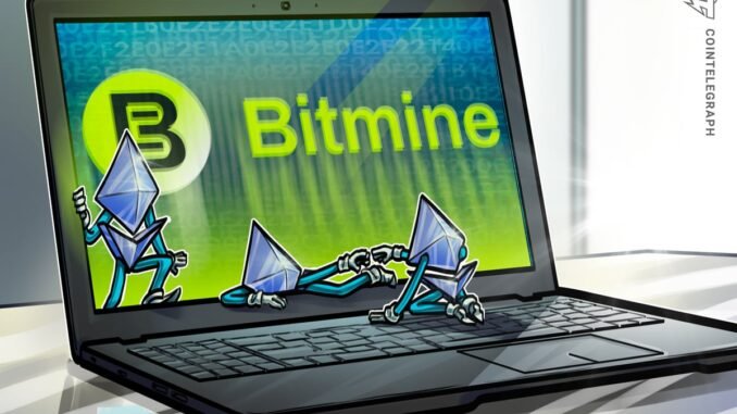 Bitmine’s Increased ETH Accumulation Streak Continues for 4th Week