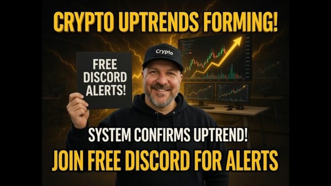 CRYPTO ALERTS - UPTRENDS FORMING? Bitcoin XRP and all the Altcoins!!!