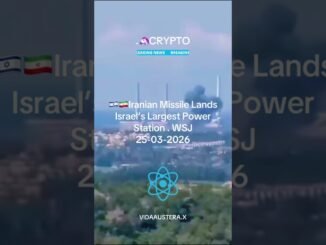 .🦄CRYPTO #NEWS : Iranian Missile Lands Near Israel’s Power Station .WSJ #israel #IranWar  #nuclear